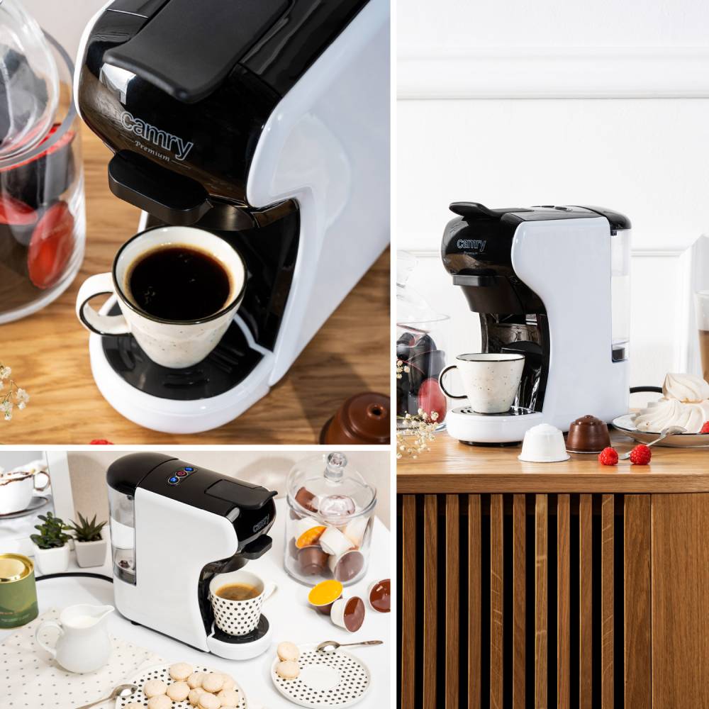 Фото 14 Кофеварка CAMRY CR 4414 White