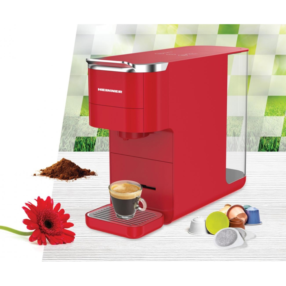 Кофеварка HEINNER HEMC-DD15RED Используемый кофе капсулы