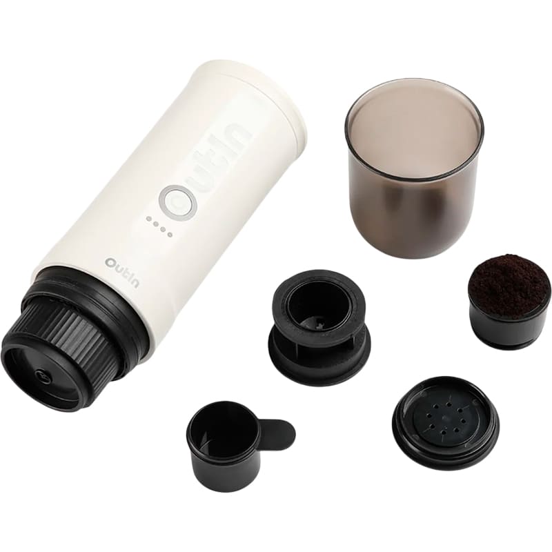 Портативная кофеварка OUTIN Pearl White (OTEM-01-PW) Используемый кофе молотый