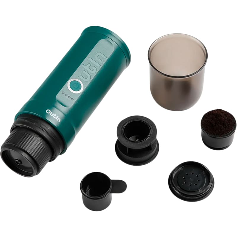Портативная кофеварка OUTIN Teal (OTEM-01-TEAL) Используемый кофе молотый