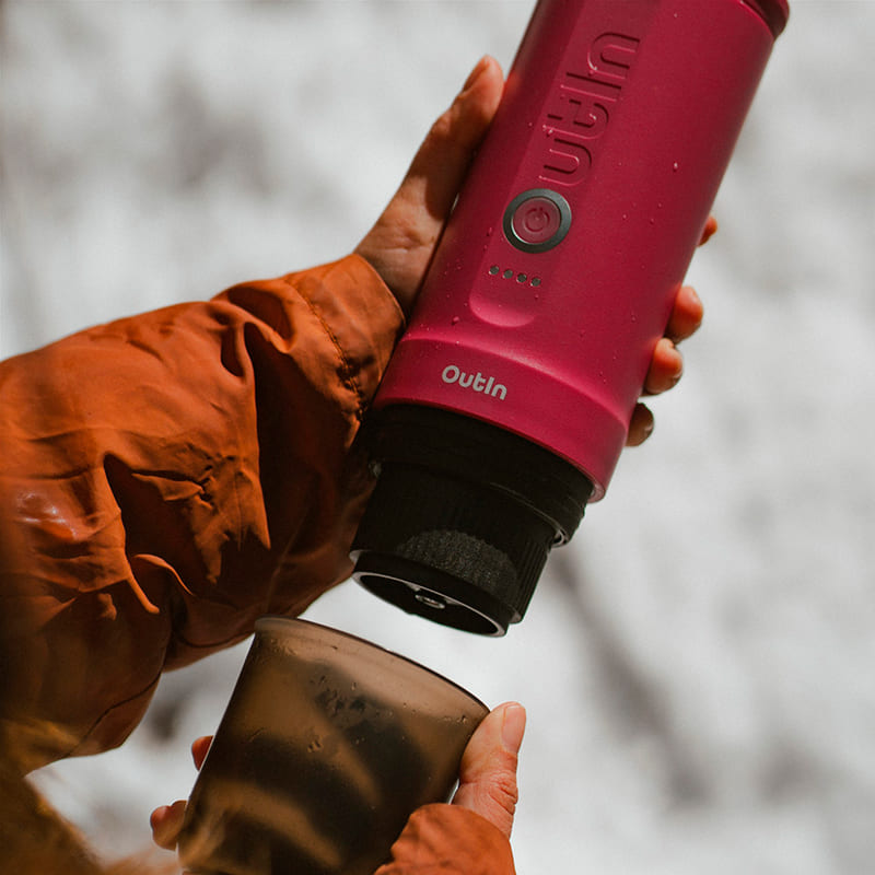 Фото 14 Портативная кофеварка OUTIN Crimson Red (OTEM-01-CR)