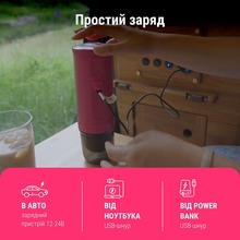 Портативная кофеварка OUTIN Crimson Red (OTEM-01-CR)