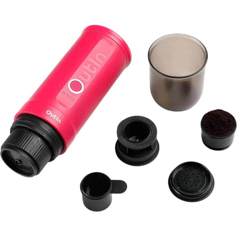 Портативная кофеварка OUTIN Crimson Red (OTEM-01-CR) Используемый кофе капсулы