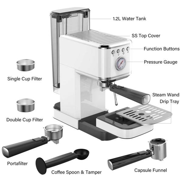 Кавоварка ELIT PERFETTO ECM-24 Используемый кофе молотый
