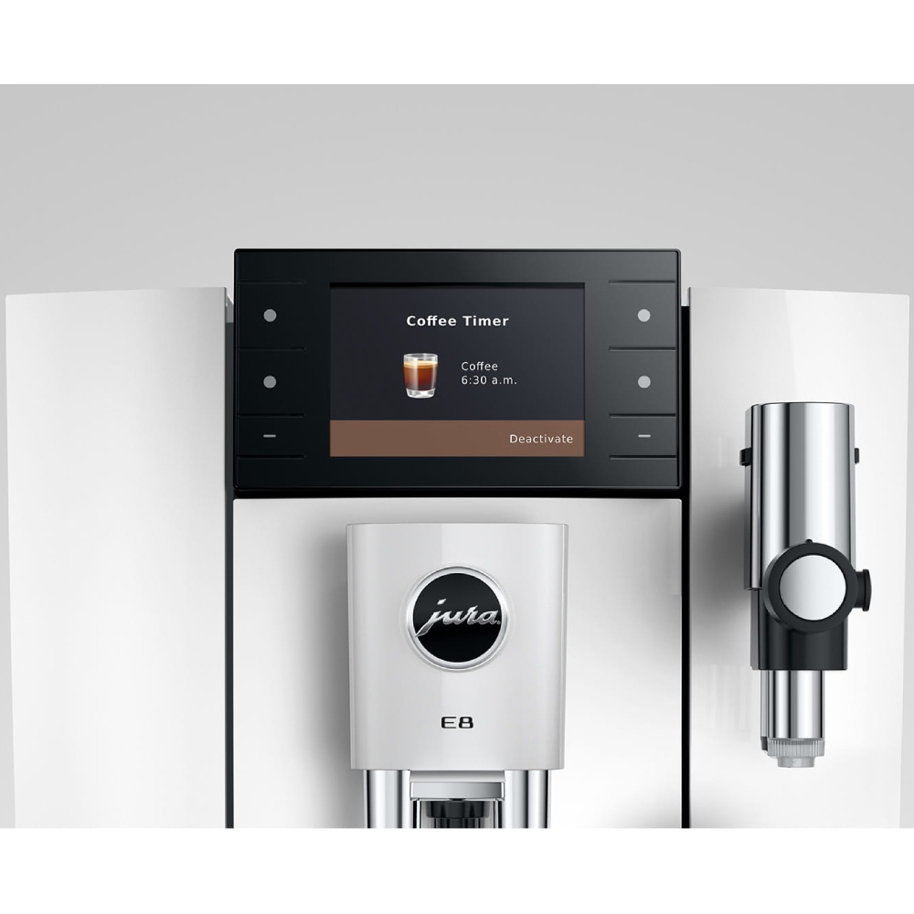 Фото Кофемашина JURA E8 Piano White ED (15747)