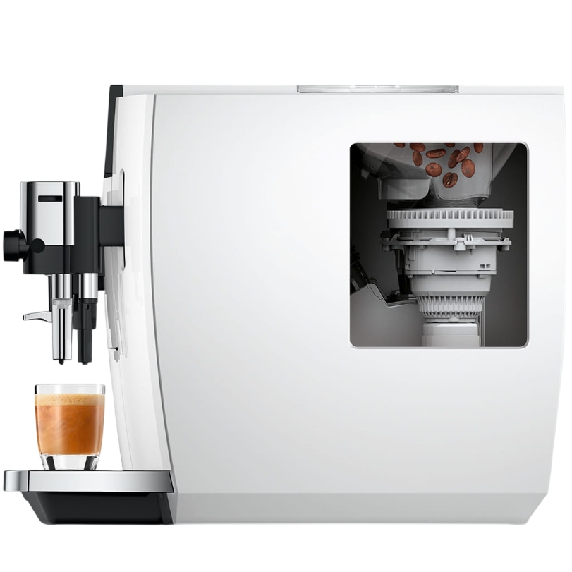 Кофемашина JURA E8 Piano White ED (15747) Используемый кофе молотый