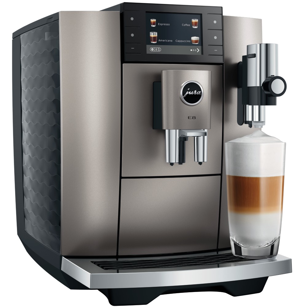 Внешний вид Кофемашина JURA E8 Midnight Silver ED (15712)