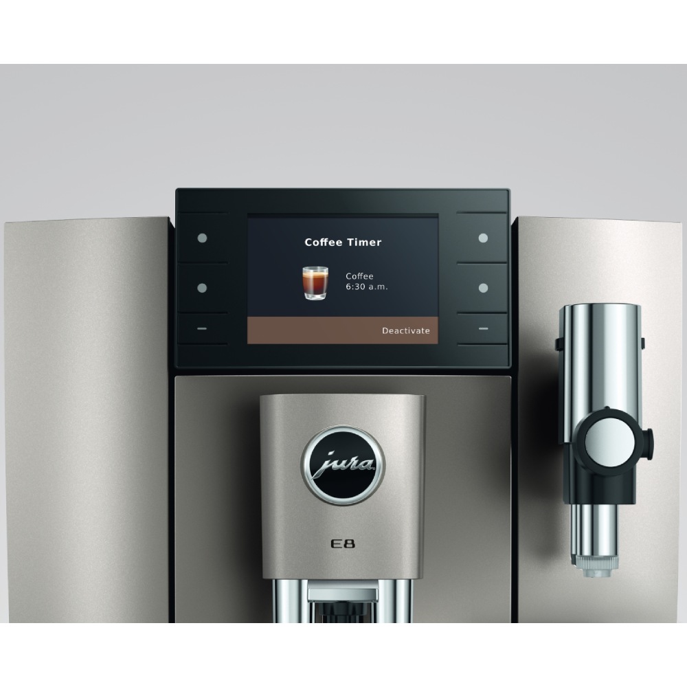 В Фокстрот Кофемашина JURA E8 Midnight Silver ED (15712)
