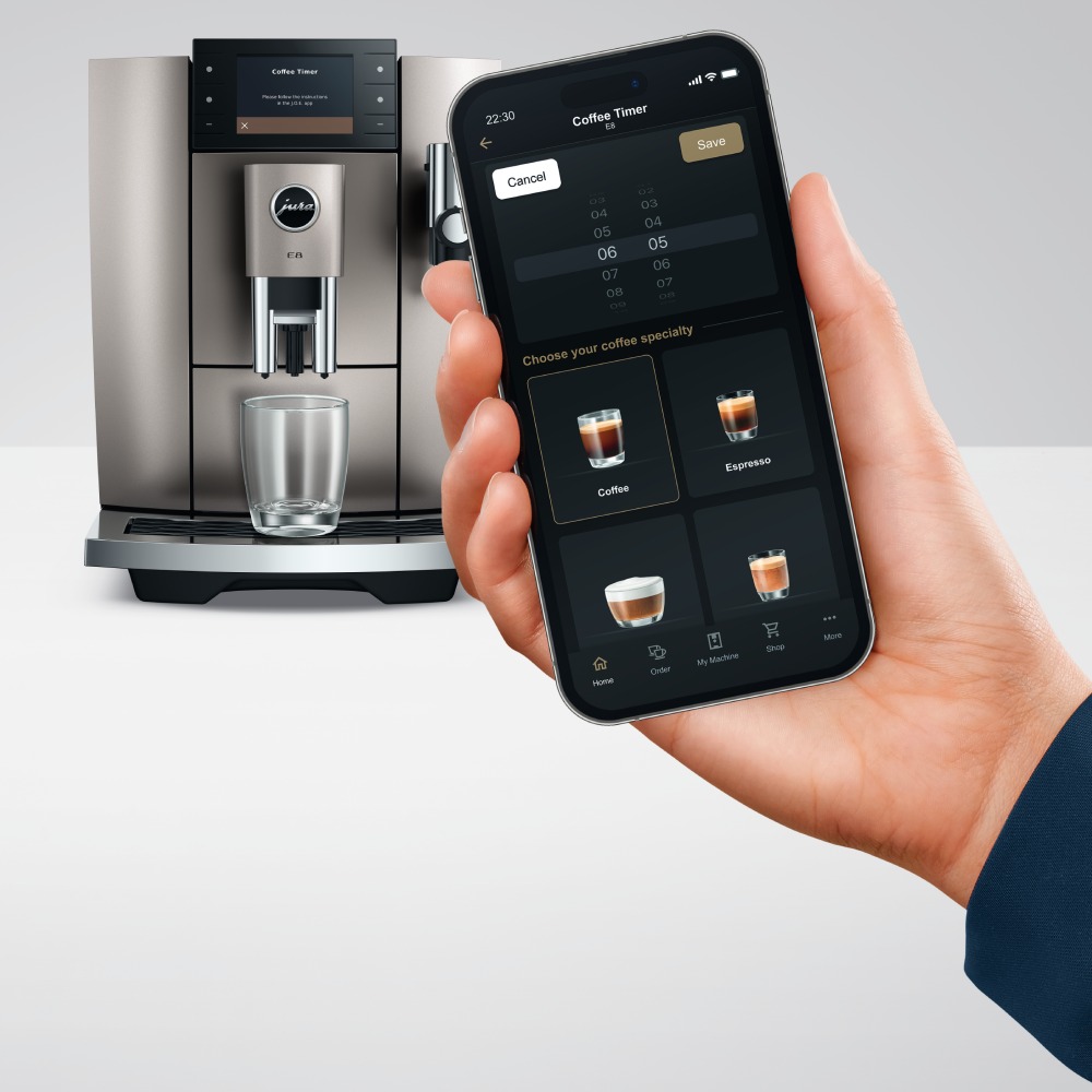 Фото 16 Кофемашина JURA E8 Midnight Silver ED (15712)