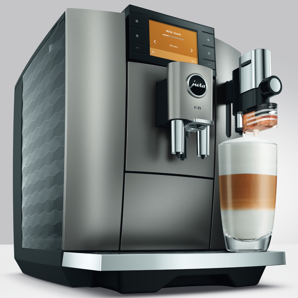 Изображение Кофемашина JURA E8 Midnight Silver ED (15712)
