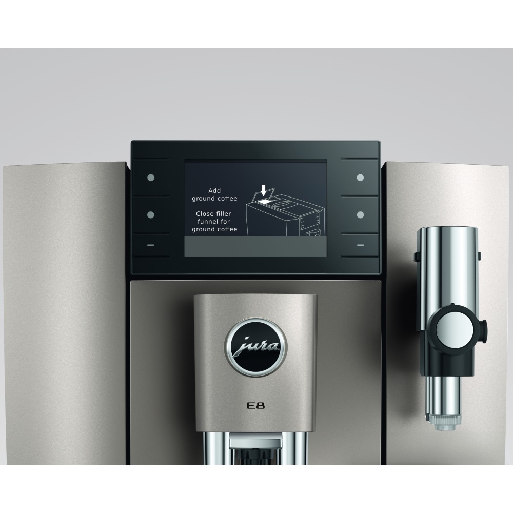 Обзор Кофемашина JURA E8 Midnight Silver ED (15712)
