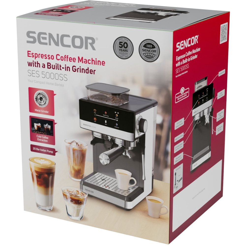 Изображение Кофеварка SENCOR SES5000SS