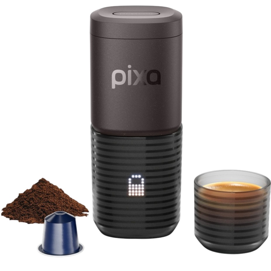 У Фокстрот Портативна кавоварка WACACO Pixapresso Dark Burgundy (WPIXADB)