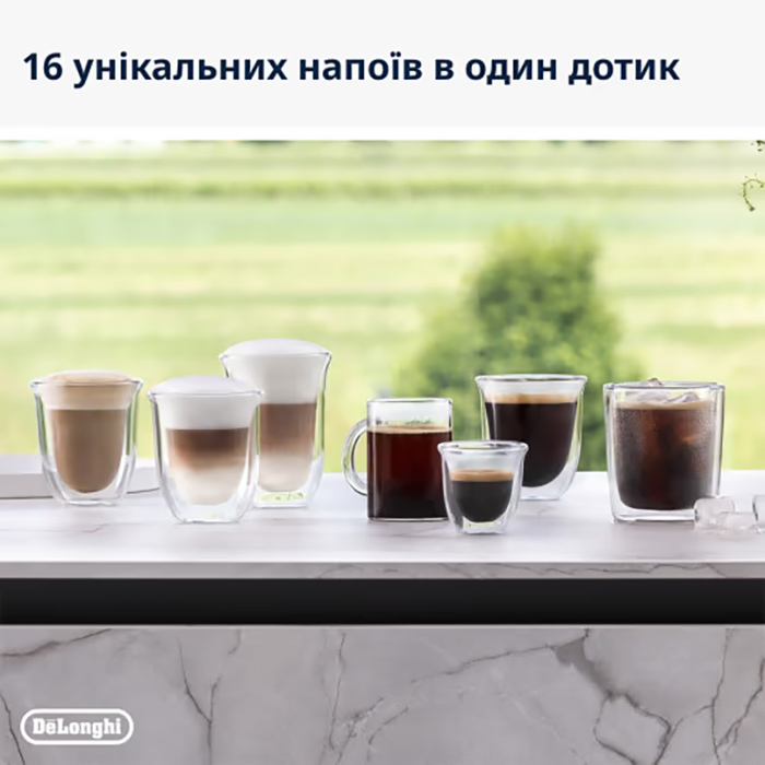 Зовнішній вигляд Кавомашина DELONGHI Rivelia EXAM440.55.W