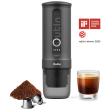 Портативна кавоварка OUTIN Space Grey (OTEM-01-SG-BAG)