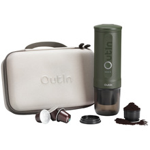 Портативна кавоварка OUTIN Forest Green (OTEM-01-FG-BAG)