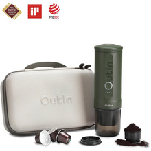 Портативна кавоварка OUTIN Forest Green (OTEM-01-FG-BAG)
