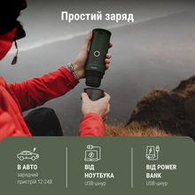 Портативна кавоварка OUTIN Forest Green (OTEM-01-FG-BAG)
