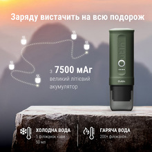 Портативна кавоварка OUTIN Forest Green (OTEM-01-FG-BAG)