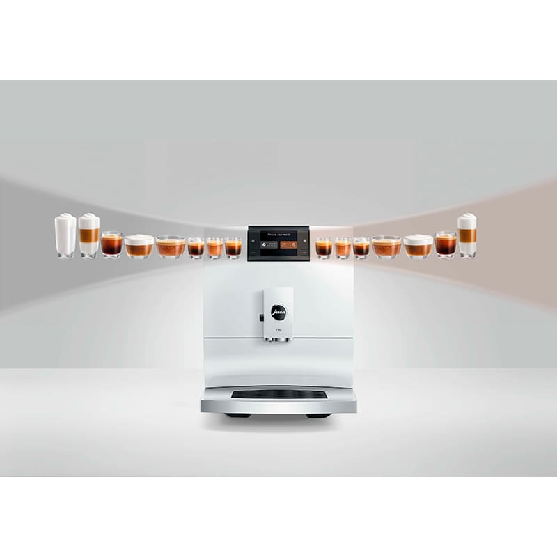 Фото 19 Кофемашина JURA C9 Piano White EA