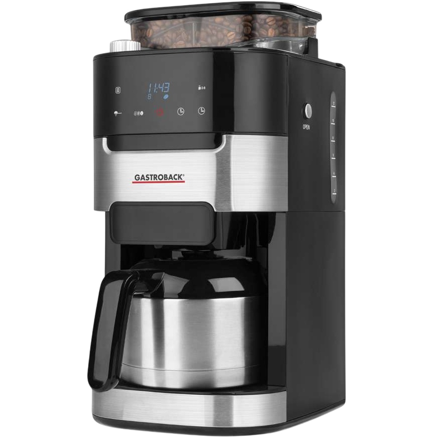 Кофеварка GASTROBACK Grind & Brew Pro Thermo 42711S Тип капельная