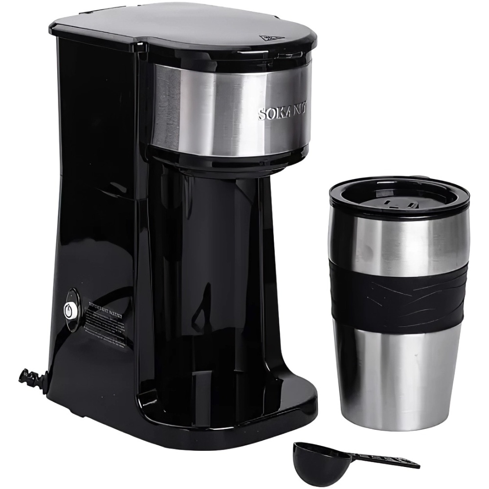 Кофеварка SOKANY SK-04028 Black Мощность 750