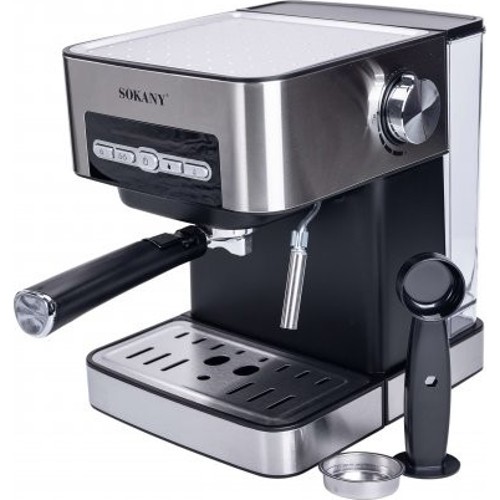 Кавоварка SOKANY SK-6862 Silver Кава, що використовується мелена