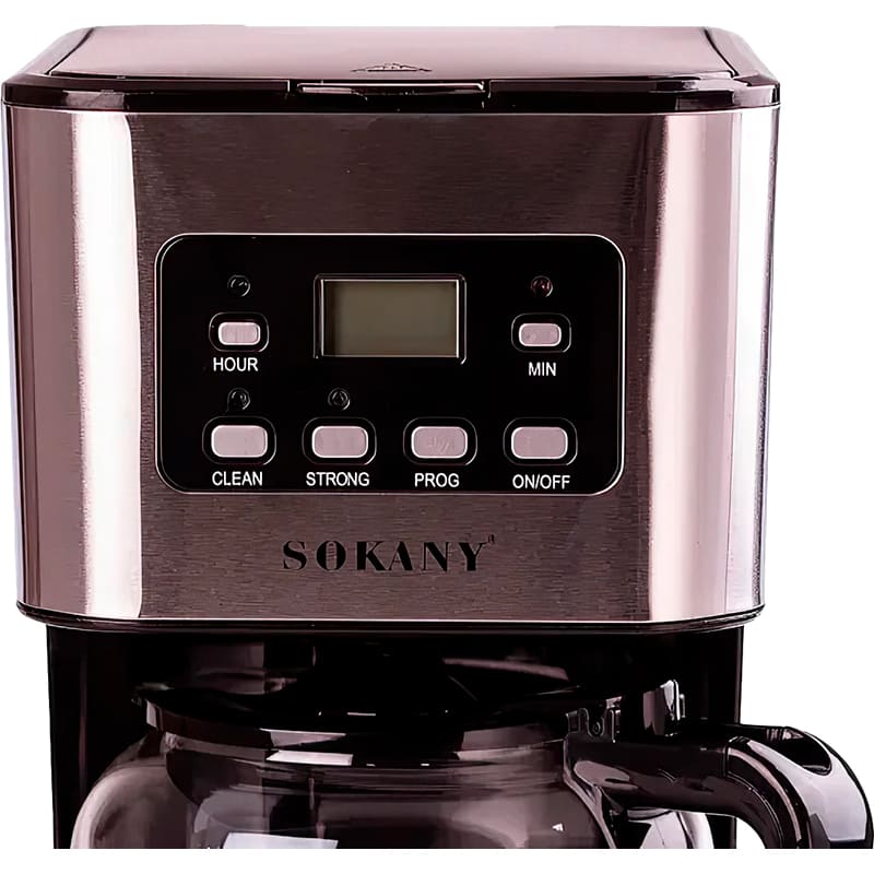 Кофеварка SOKANY CM-121E Black/Silver (LGCM-121E) Тип капельная