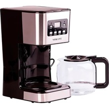Кофеварка SOKANY CM-121E Black/Silver (LGCM-121E)
