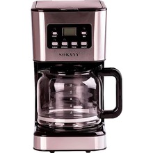 Кофеварка SOKANY CM-121E Black/Silver (LGCM-121E)