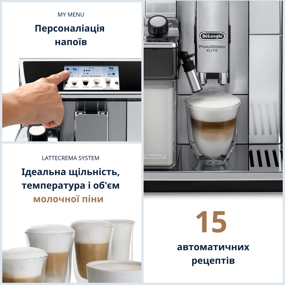 Кофемашина DeLonghi ECAM 650.75 MS Мощность 1450