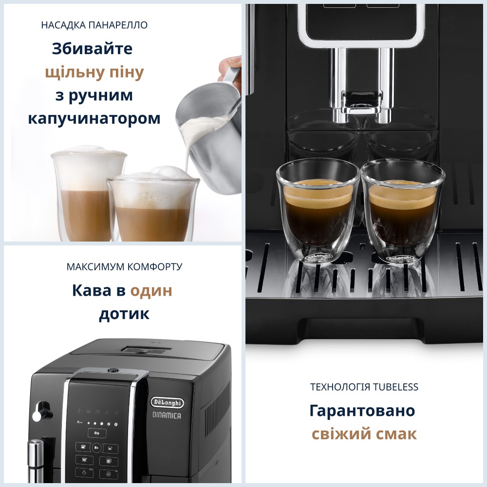 Кофемашина DeLonghi ECAM 350.15 B Тип кофейная машина