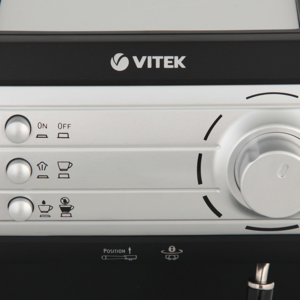 Кофеварка VITEK VT-1519 Black Мощность 1050