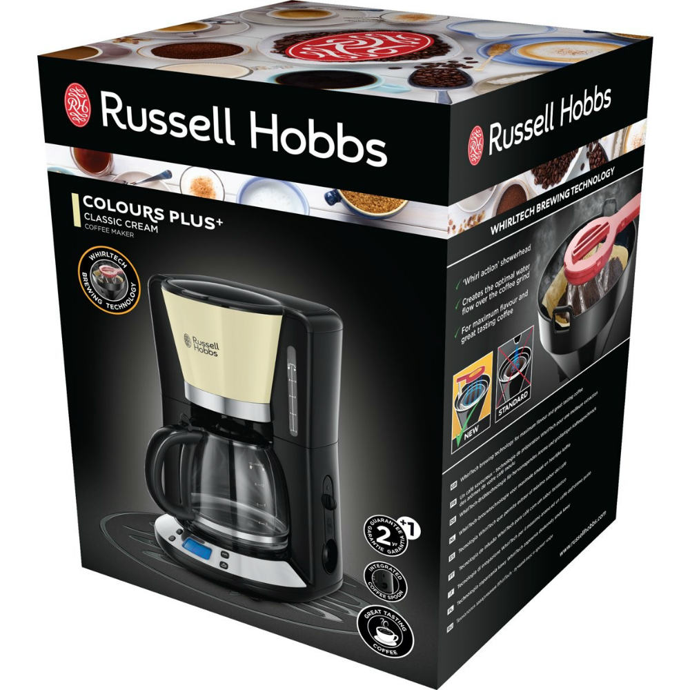 Зовнішній вигляд Кавоварка RUSSELL HOBBS Colours Plus ( 24033-56) CREAM