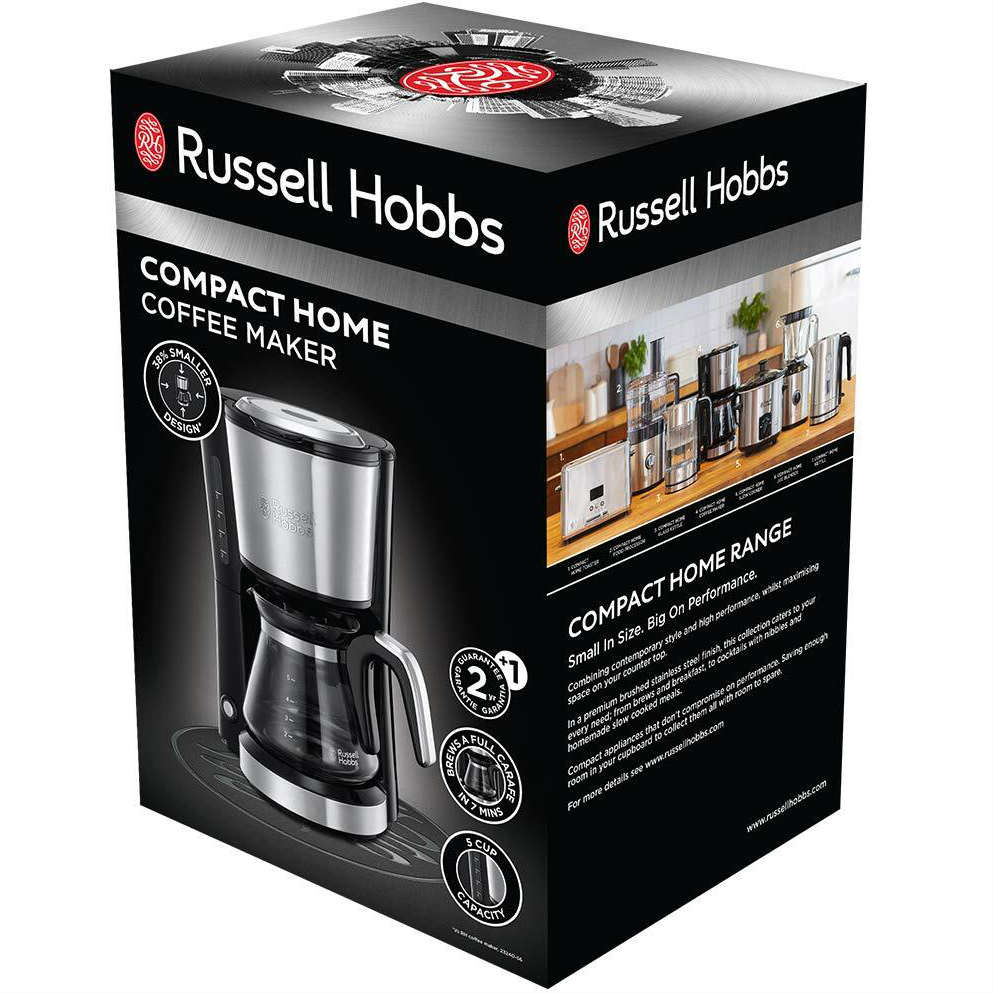 Замовити Кавоварка RUSSELL HOBBS 24210-56 Compact Home