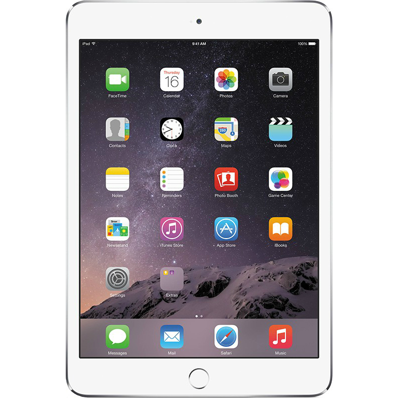 Планшет APPLE A1538 iPad mini 4 Wi-Fi 128Gb Silver (MK9P2)