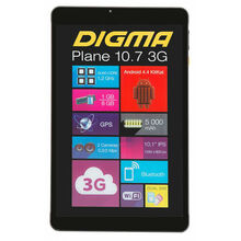 Планшет DIGMA Plane 10.7 3G White Dual Sim (PS1007PG)