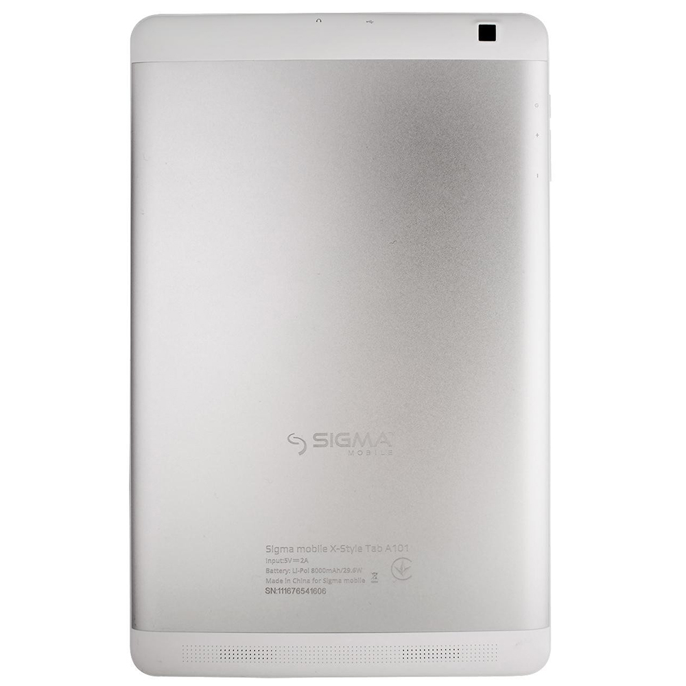 Планшет SIGMA X-Style Tab A101 Silver (4827798765425) Разрешение, пикс 1280x800