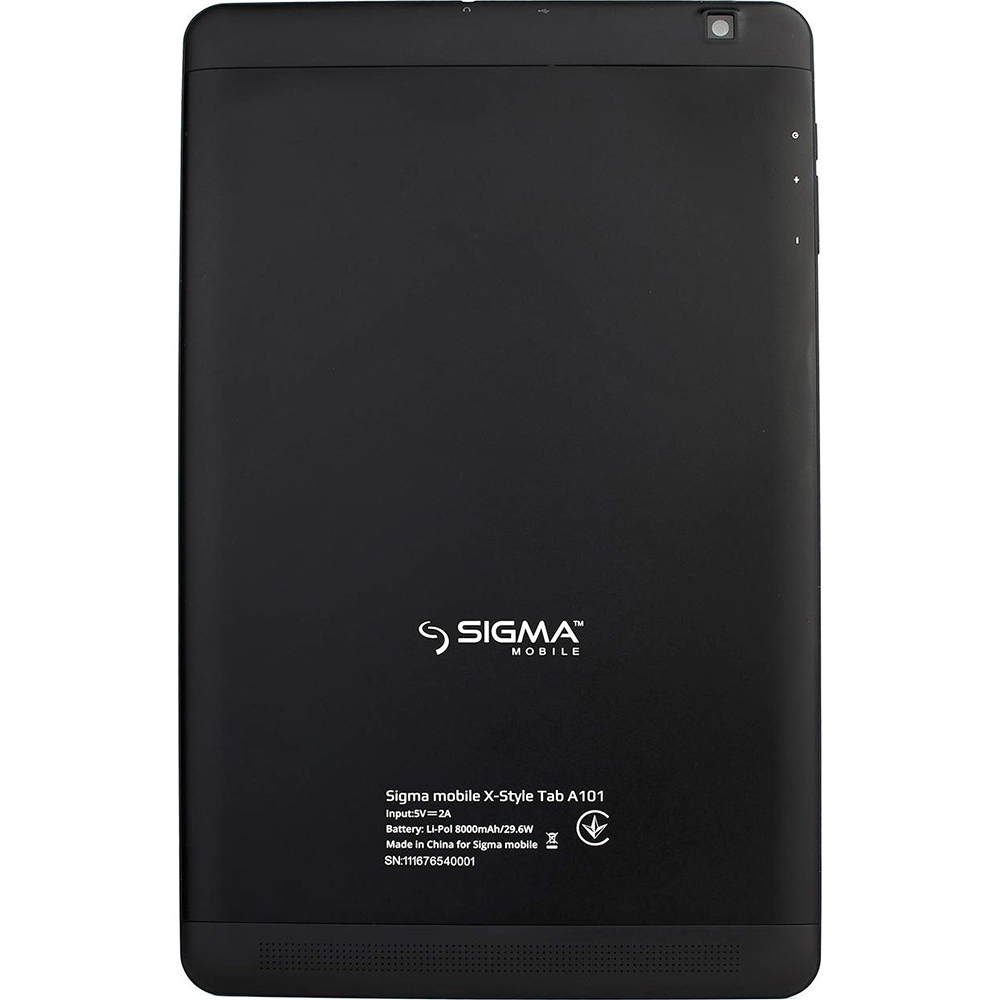 Планшет SIGMA X-Style Tab A101 Black (4827798765418) Дисплей 10.1