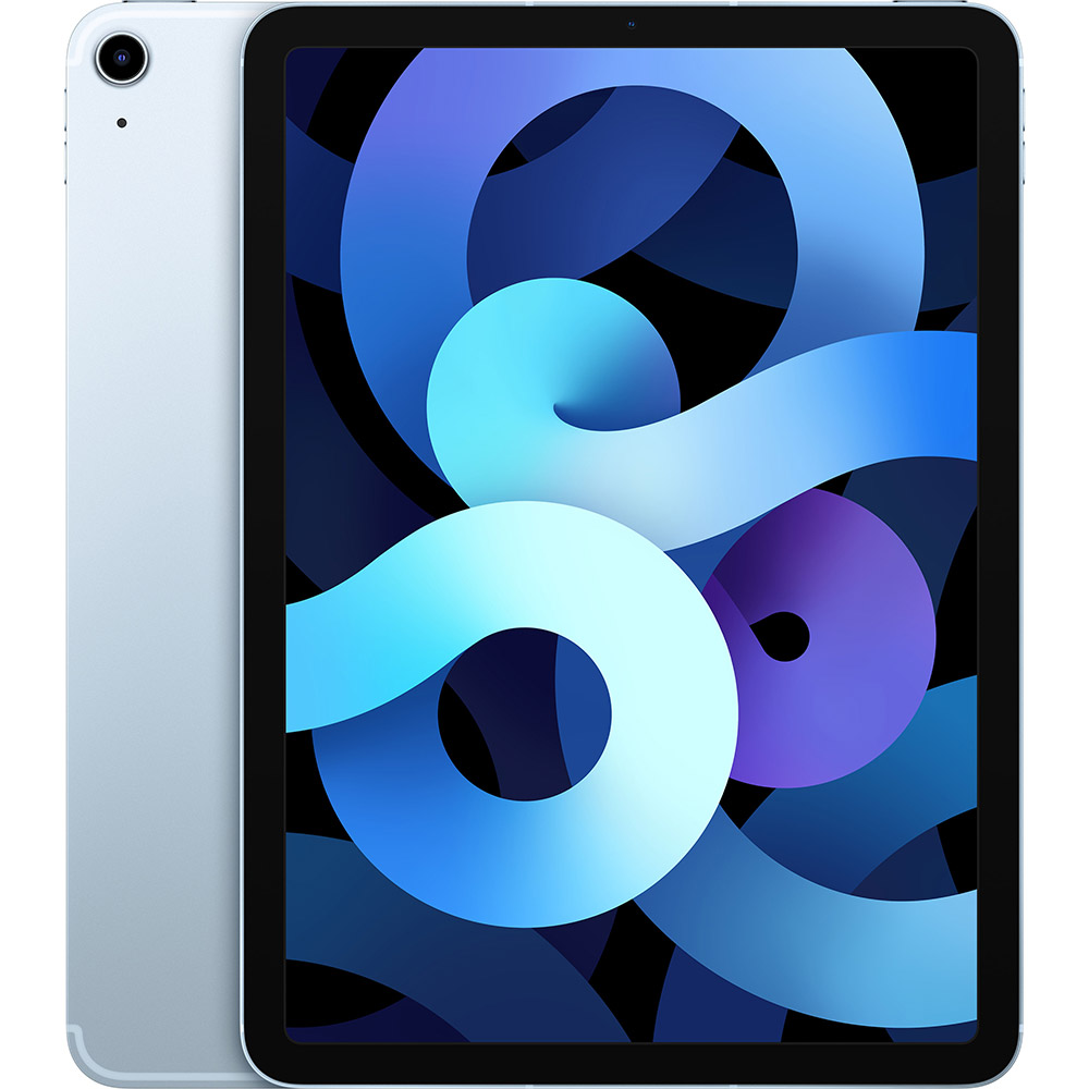 

Планшет APPLE iPad Air 10.9" 64GB 2020 Wi-Fi + Cellular (sky blue) (MYH02RK/A), iPad Air 10.9" 64GB 2020 Wi-Fi + Cellular