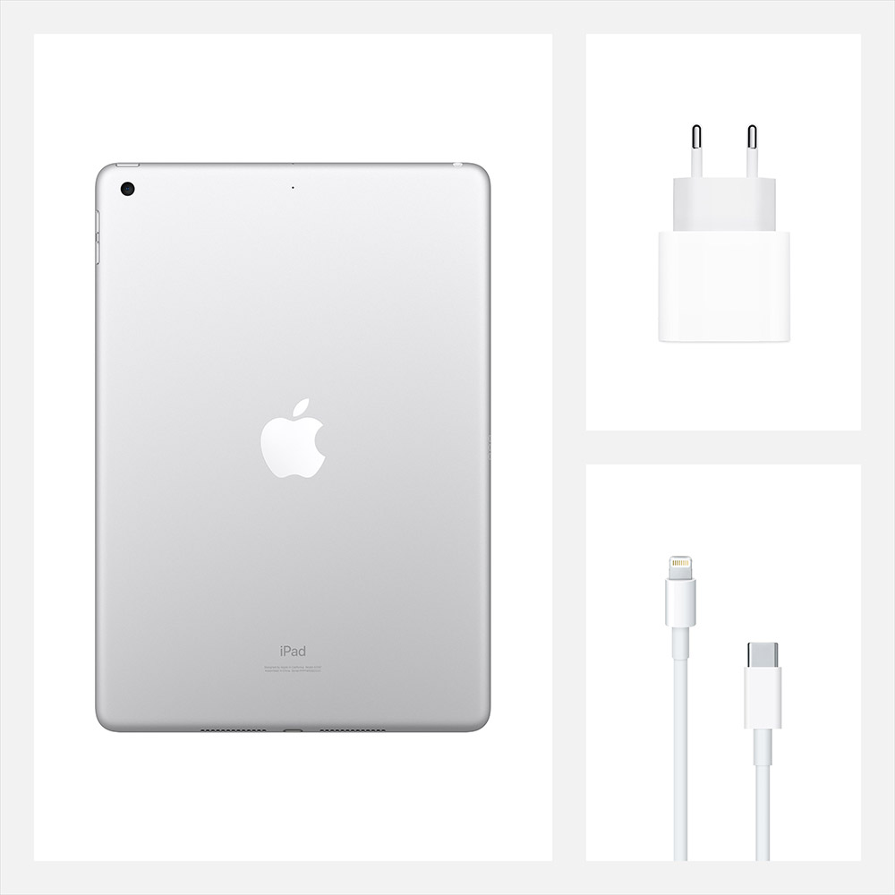 Планшет APPLE iPad 10.2" 32GB 2020 Wi-Fi Silver (MYLA2RK/A) Разрешение, пикс 2160x1620