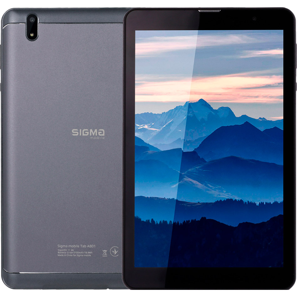 

Планшет SIGMA X-style Tab A801 3/32 Gb Dual Sim Grey, X-style Tab A801 3/32GB (grey)