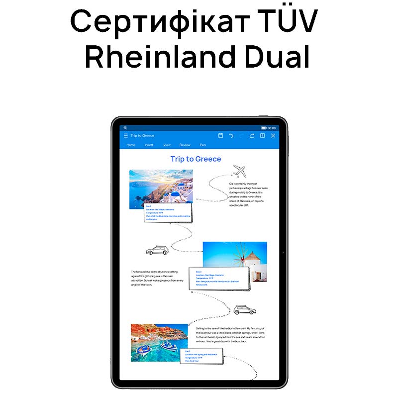 Фото 21 Планшет HUAWEI MatePad 11 WiFi 128GB Matte Grey (53012FCW)