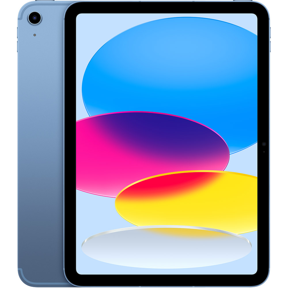 Планшет APPLE iPad 10.9" (10 Gen) Wi-Fi + Cellular 64GB Blue (MQ6K3RK/A)