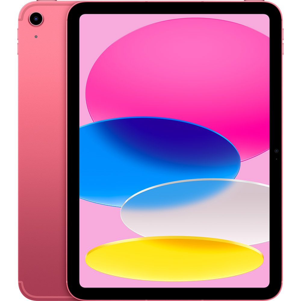 Планшет APPLE iPad 10.9" (10 Gen) Wi-Fi + Cellular 64GB Pink (MQ6M3RK/A)