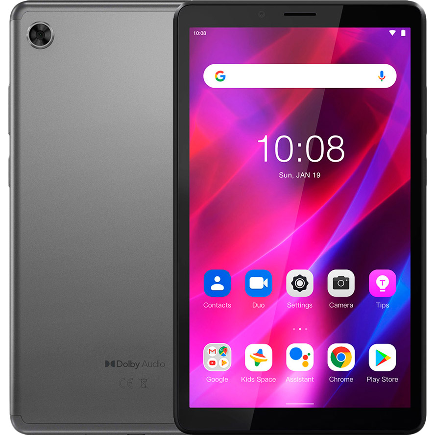 Планшет LENOVO Tab M7 (3 Gen) 2/32 LTE Iron Grey + Case&Film (ZA8D0005UA)