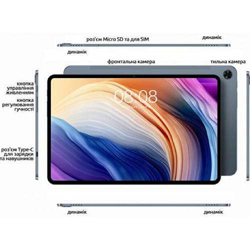 Внешний вид Планшет TECLAST T40 Pro 10.4" 8/128GB LTE Gray (6940709683835)