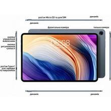 Планшет TECLAST T40 Pro 10.4" 8/128GB LTE Gray (6940709683835)