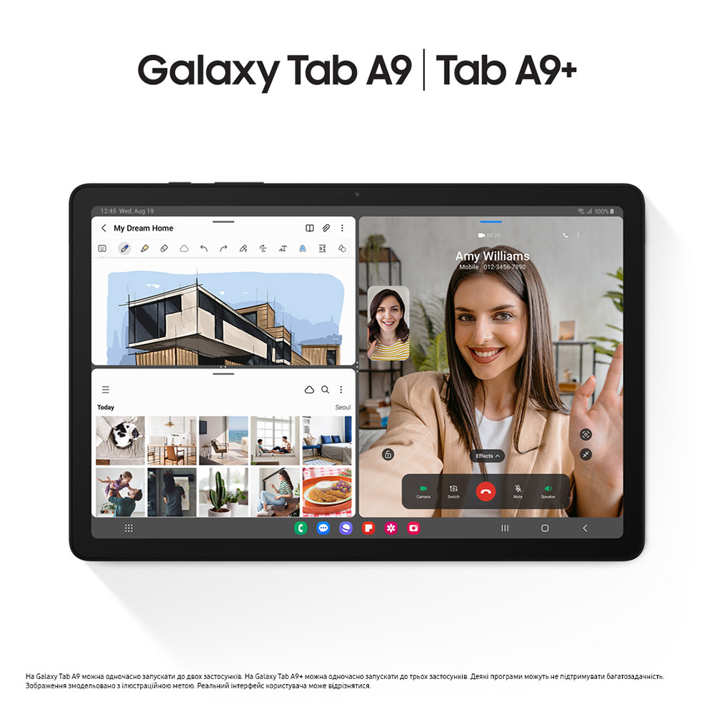 В Україні Планшет SAMSUNG Galaxy Tab A9+ SM-X216B 5G 8/128GB ZAE Graphite (SM-X216BZAESEK)