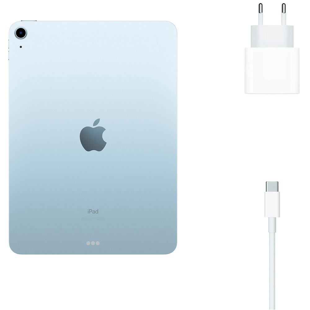 Фото Планшет APPLE iPad Air 10.9" (4 Gen) Wi-Fi 64GB Sky Blue (3H185HC/A) (DEMO)